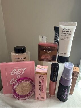 SEPHORA AND MORE MAKEUP MINIS TRAVEL SET, NEW AND UNUSED, TARTE, BOBBI BROWN, DM
